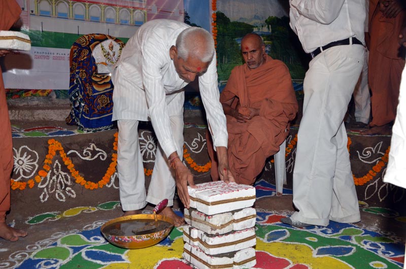 SMVS Swaminarayan Mandir Bhavnagar - Shilanyas Samaroh