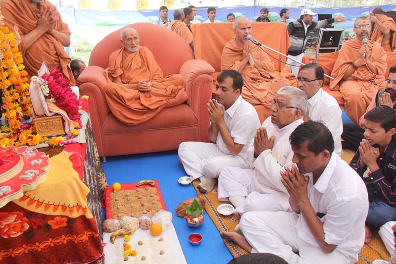SMVS Swaminarayan Mandir Bayad - Shilanyas Samaroh
