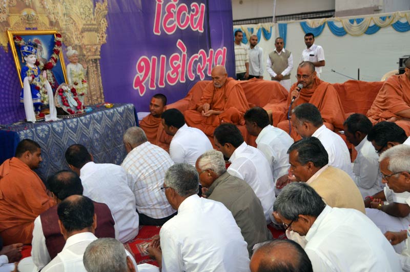 SMVS Swaminarayan Mandir Himatnagar - Shilanyas Samaroh