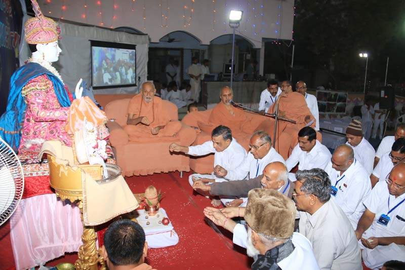 SMVS Swaminarayan Mandir Shilanyas Samaroh - Sector-6, Gandhinagar