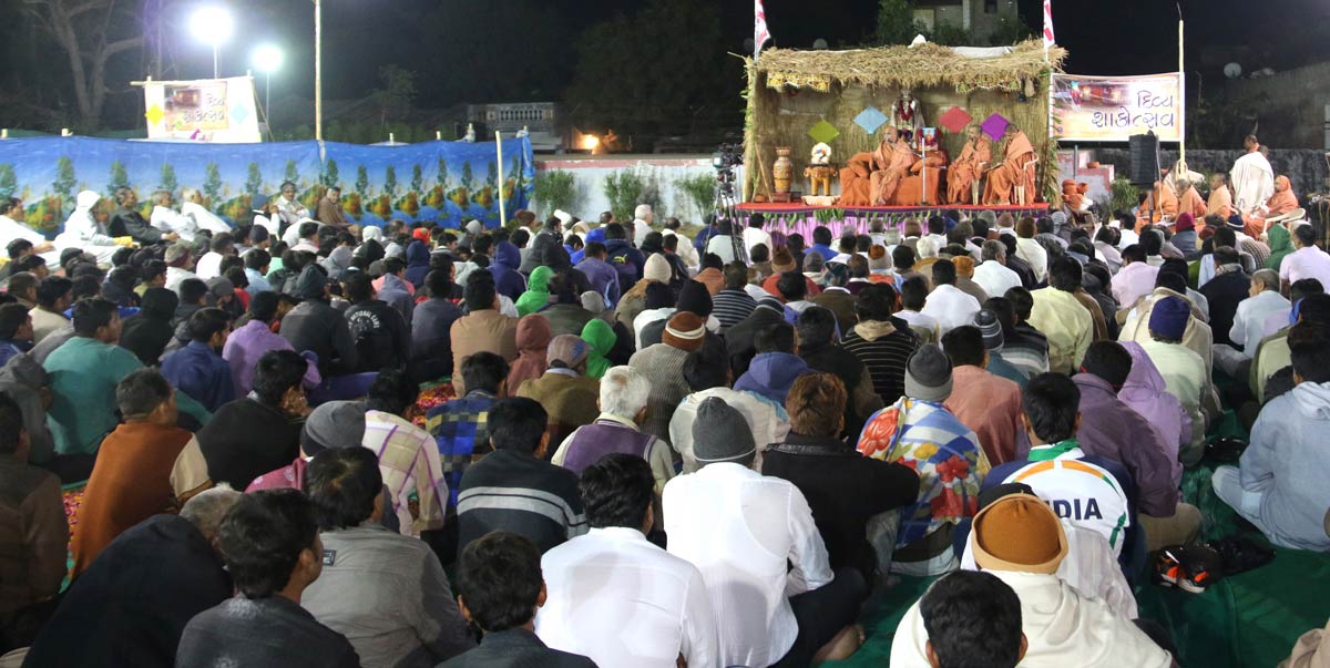 HH Swamishree Shakotsav Sabha At Prantiya,Gandhinagar.