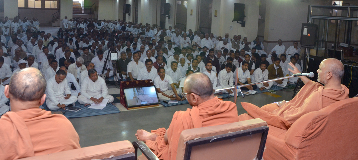HH Swamishree Staff Shibir At Swaminarayan Dham-Gandhinagar