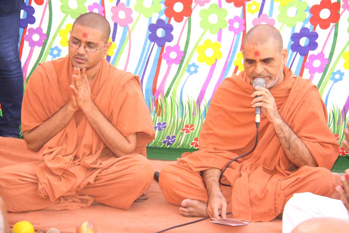 SMVS Swaminarayan Mandir Nikol - Shilanyas Samaroh