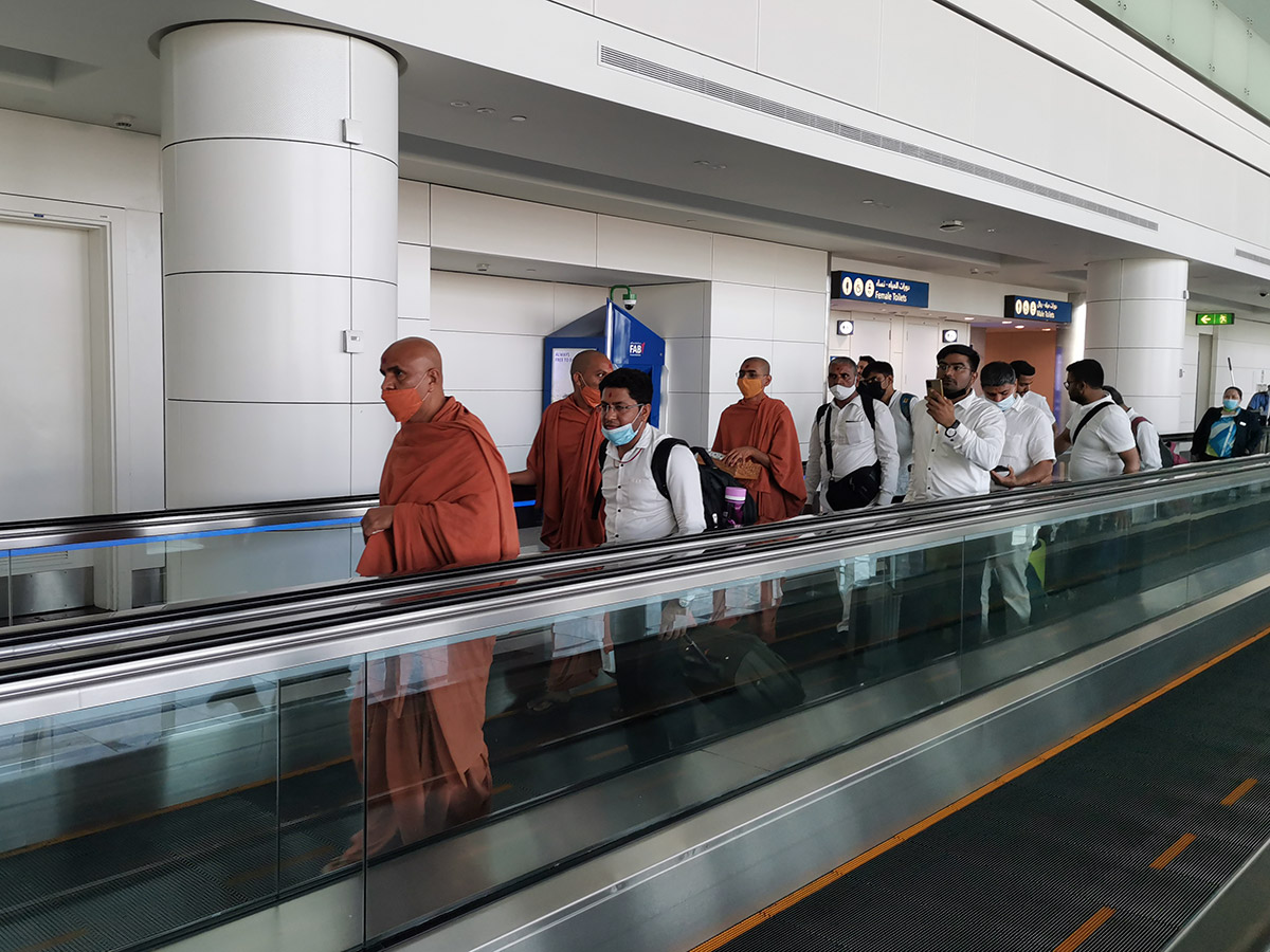 Departure at India Airport
