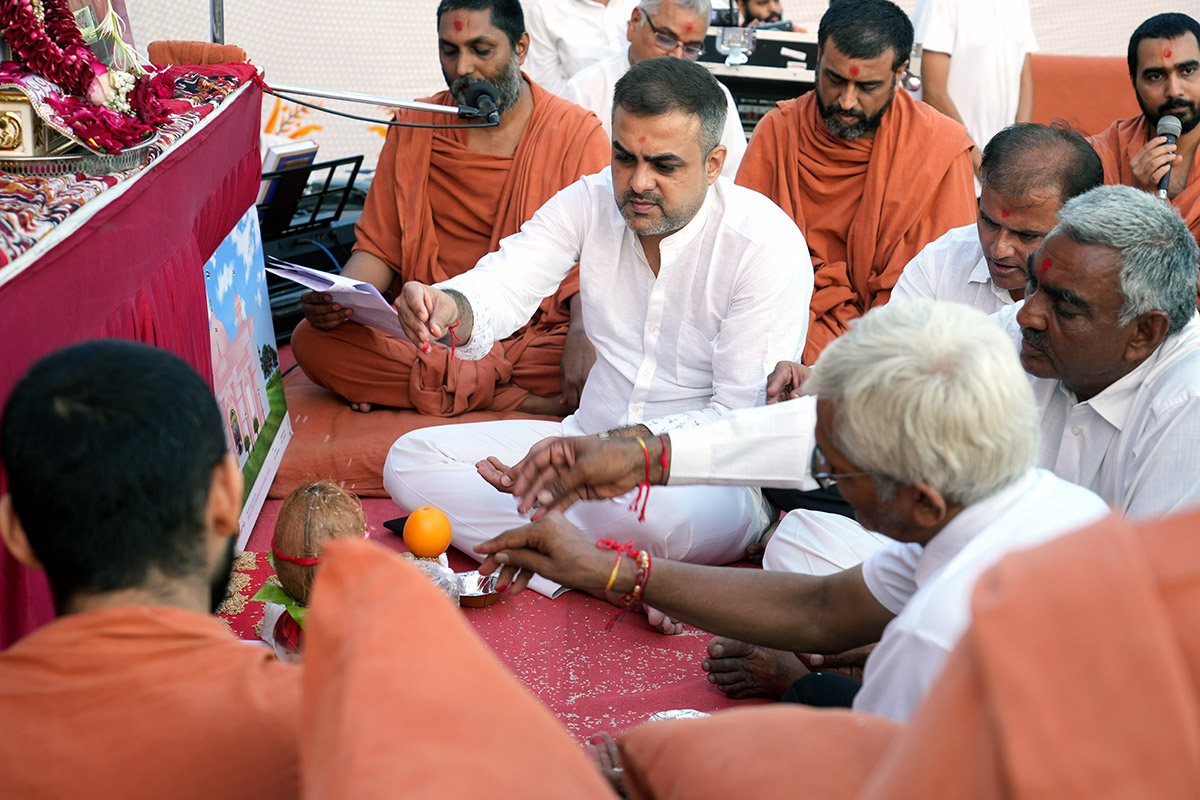 SMVS Swaminarayan Mandir Bavla - Shilanyas Samaroh