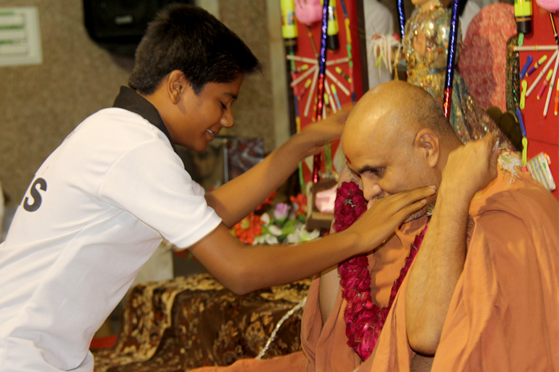 HDH Swamishri Visit Gurukul - Swaminarayan Dham, Gandhinagar