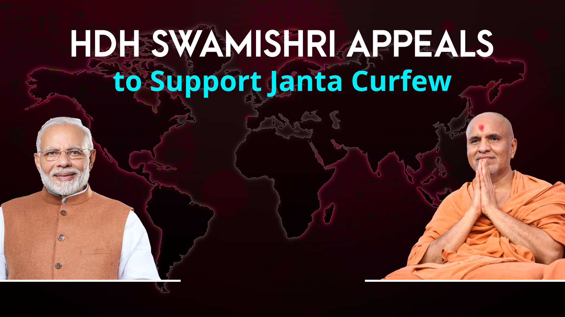 COVID-19 | HDH Swamishri Appeals to Support Janta Curfew